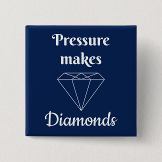 Badge Carré 5 Cm Bouton de pression pour Diamants