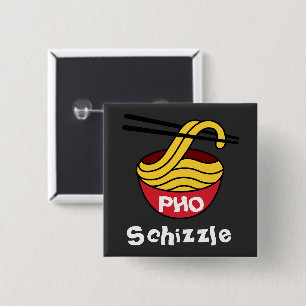 Badge Carré 5 Cm Bouton de schéma PHO