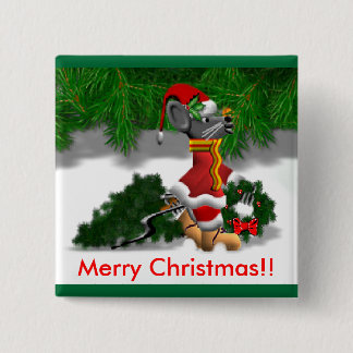 Badge Carré 5 Cm bouton de treeMouse