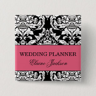 Badge Carré 5 Cm Bouton de wedding planner