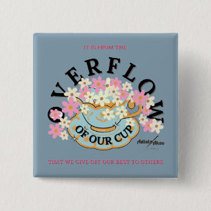 Badge Carré 5 Cm Bouton DÉPASSEMENT par Adiela Akoo