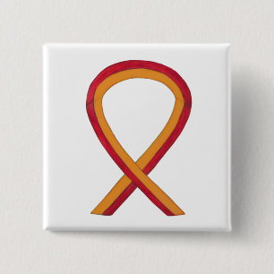 Badge Carré 5 Cm Bouton d'épingle personnalisé de sensibilisation a