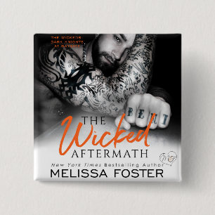 Badge Carré 5 Cm Bouton des mauvaises conséquences