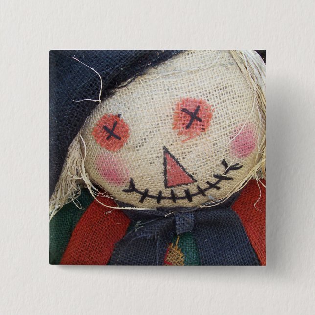 Badge Carré 5 Cm Bouton Écarteur (Devant)
