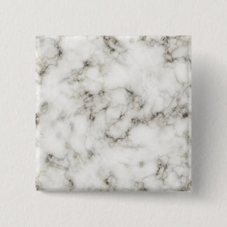 Badge Carré 5 Cm Bouton en pierre de marbre blanc frais de carré de
