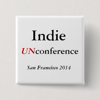 Badge Carré 5 Cm Bouton indépendant d'UNconference