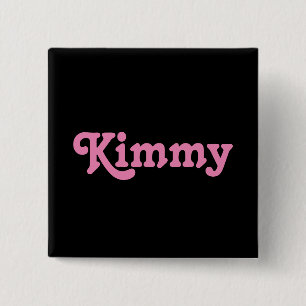 Badge Carré 5 Cm Bouton Kimmy