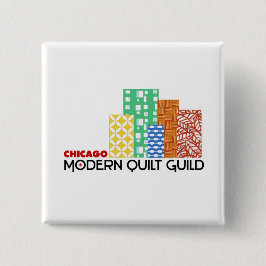 Badge Carré 5 Cm Bouton moderne de carré de guilde d'édredon de
