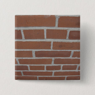 Badge Carré 5 Cm Bouton Mur de briques