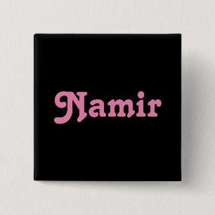 Badge Carré 5 Cm Bouton Namir