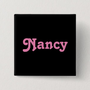 Badge Carré 5 Cm Bouton Nancy