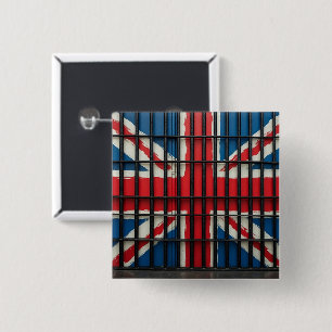 Badge Carré 5 Cm Bouton Nouveau carré britannique