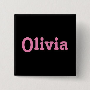 Badge Carré 5 Cm Bouton Olivia