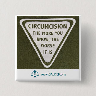 Badge Carré 5 Cm Bouton - Plus vous en savez