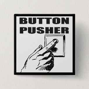 Badge Carré 5 Cm Bouton Pousseur Funny T-shirts cadeaux