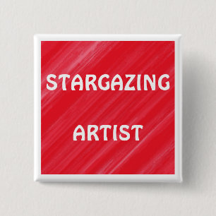 Badge Carré 5 Cm Bouton rectangulaire Texte personnalisé