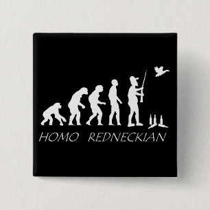 Badge Carré 5 Cm Bouton rouge Homo.