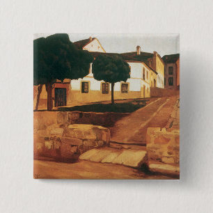 Badge Carré 5 Cm Bouton "Rue à Avila" de Rivera