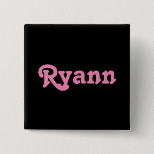 Badge Carré 5 Cm Bouton Ryann