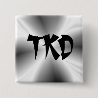 Bouton TKD Argent Faux