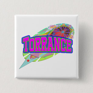 Badge Carré 5 Cm Bouton Torrance Future