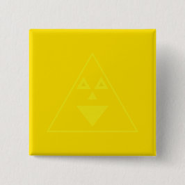 Badge Carré 5 Cm Bouton Triangulairement