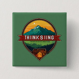 Badge Carré 5 Cm Boutons