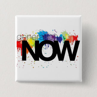 Badge Carré 5 Cm Boutons de GenNow