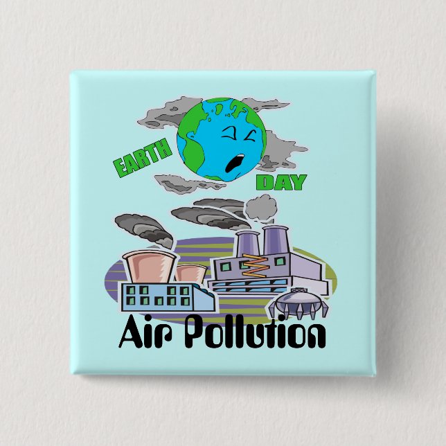 Badge Carré 5 Cm Boutons de jour de la terre (Devant)