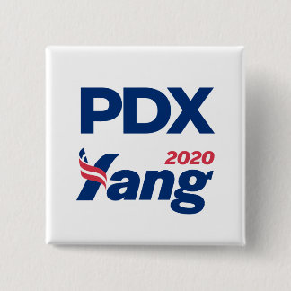 Badge Carré 5 Cm Boutons PDX Yang2020