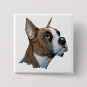 Badge Carré 5 Cm Boxer