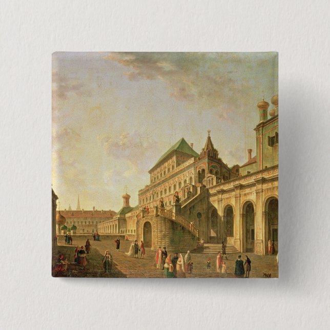 Badge Carré 5 Cm Boyar rectifié à Moscou Kremlin, 1801 (Devant)
