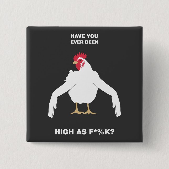 Badge Carré 5 Cm Bras de poulet (Devant)