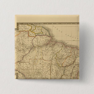 Badge Carré 5 Cm Brasil