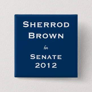 Badge Carré 5 Cm Brun de Sherrod pour le sénat