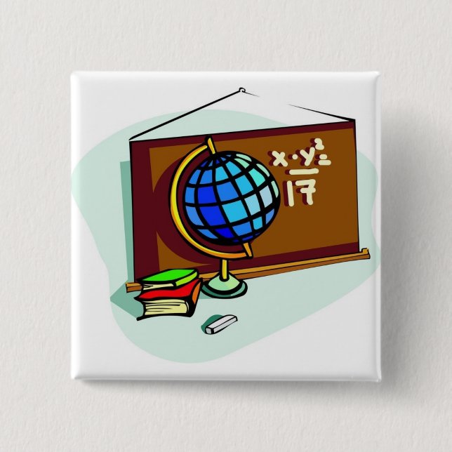 Badge Carré 5 Cm Bulletin scolaire (Devant)