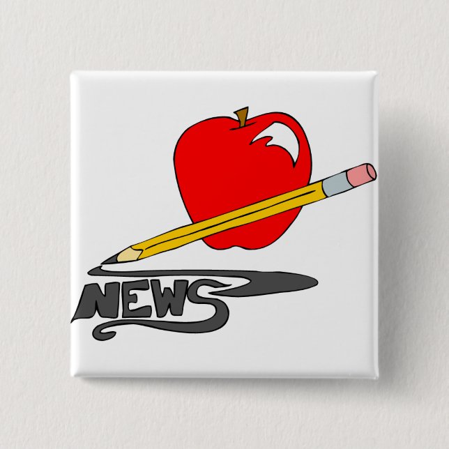 Badge Carré 5 Cm Bulletin scolaire (Devant)