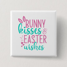 Bunny kisses and Easter wishes Holiday