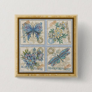 Badge Carré 5 Cm Bureau de création G