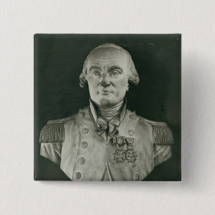 Badge Carré 5 Cm Buste de Charles de Coulomb