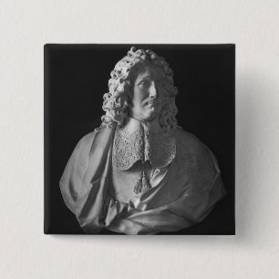 Badge Carré 5 Cm Buste de Jean-Baptiste Colbert de Torcy