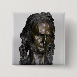 Badge Carré 5 Cm Buste de Nicolo Paganini 1830
