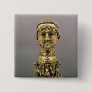 Badge Carré 5 Cm Buste de reliquaire de Frederick I