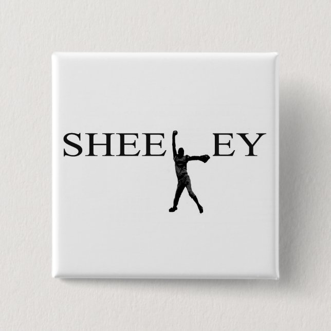 Badge Carré 5 Cm Buton de Sheeley (Devant)