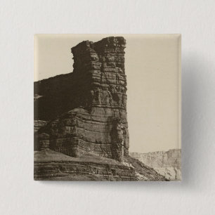 Badge Carré 5 Cm Butte au chocolat, Paria Creek, Arizona