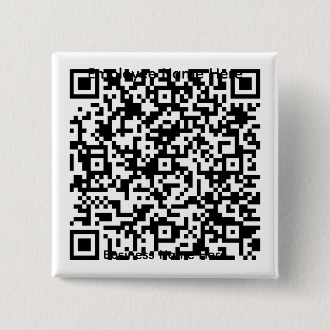 Badge Carré 5 Cm Button (Devant)
