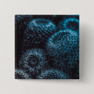 Badge Carré 5 Cm Cactus foncé