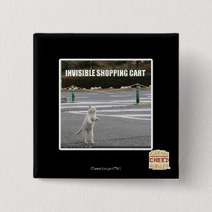 BADGE CARRÉ 5 CM CADDIE INVISIBLE