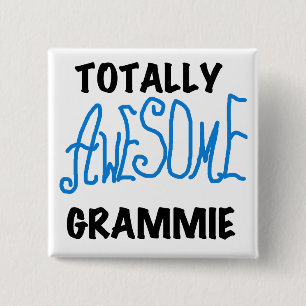 Badge Carré 5 Cm Cadeaux bleus totalement impressionnants de