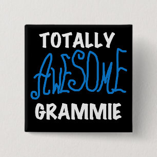 Badge Carré 5 Cm Cadeaux bleus totalement impressionnants de